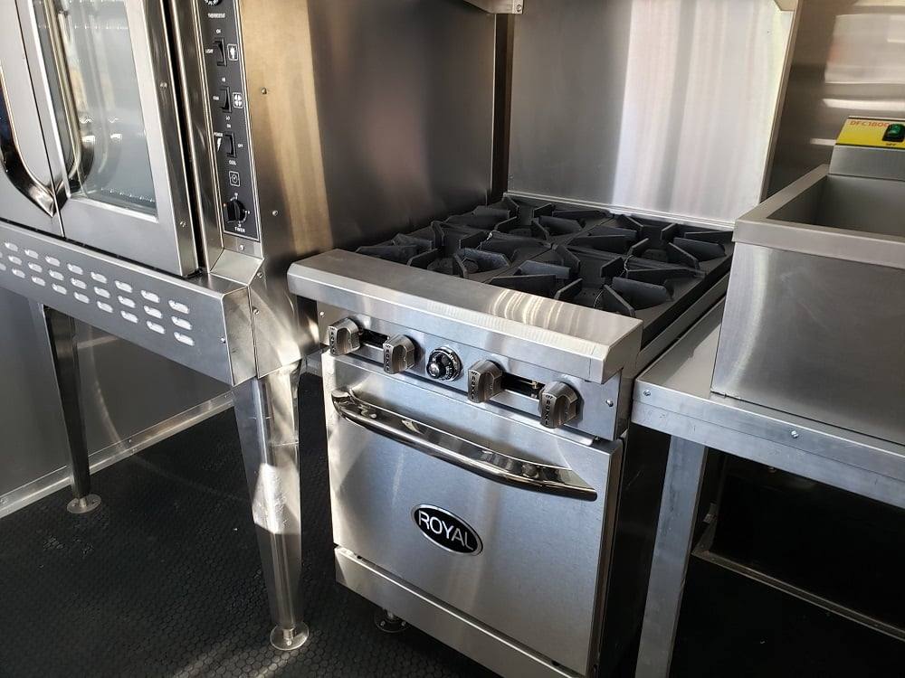 8.5' x 22' Lime Green Food Concession Trailer With Appliances