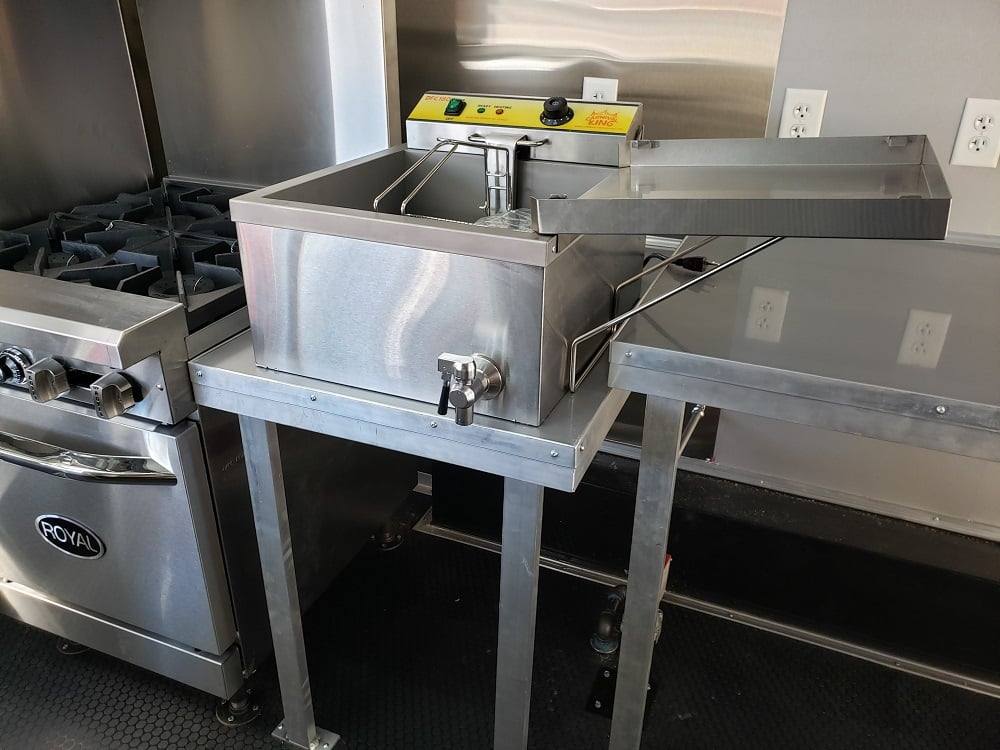 8.5' x 22' Lime Green Food Concession Trailer With Appliances