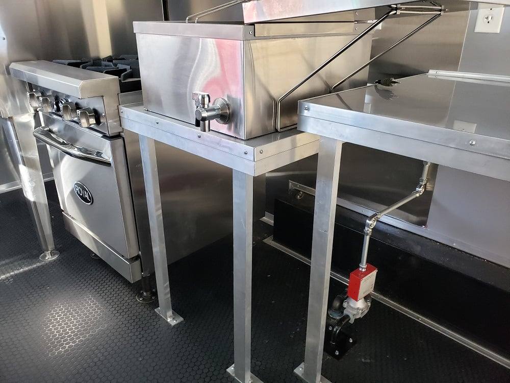 8.5' x 22' Lime Green Food Concession Trailer With Appliances