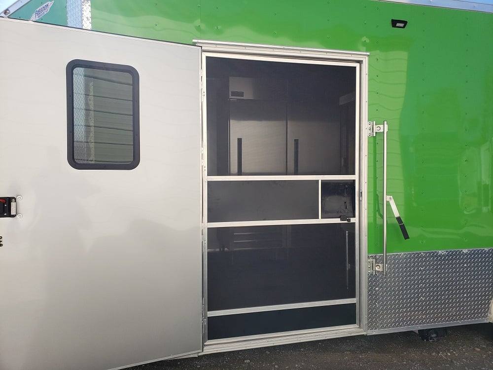 8.5' x 22' Lime Green Food Concession Trailer With Appliances