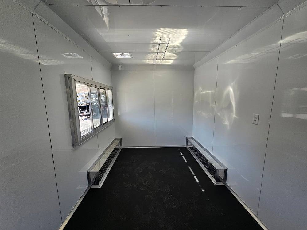 8.5' X 22' Orange Pizza Food Event Catering Concession Trailer