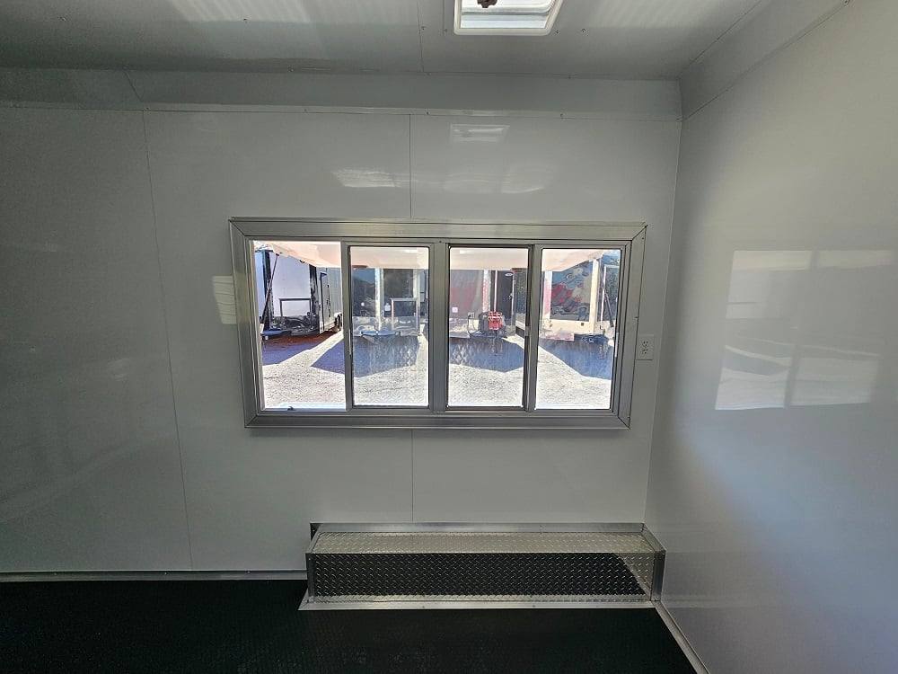 8.5' X 22' Orange Pizza Food Event Catering Concession Trailer