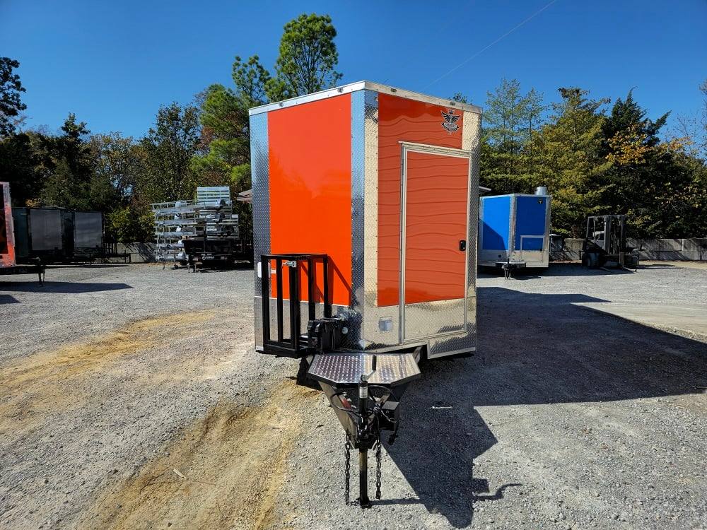 8.5' X 22' Orange Pizza Food Event Catering Concession Trailer