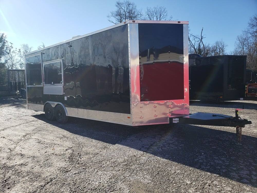 589-8.5-x-22-porch-style-concession-food-trailer-with-restroom-1.jpg 8.5' x 22' Porch Style Concession Food Trailer with Restroom