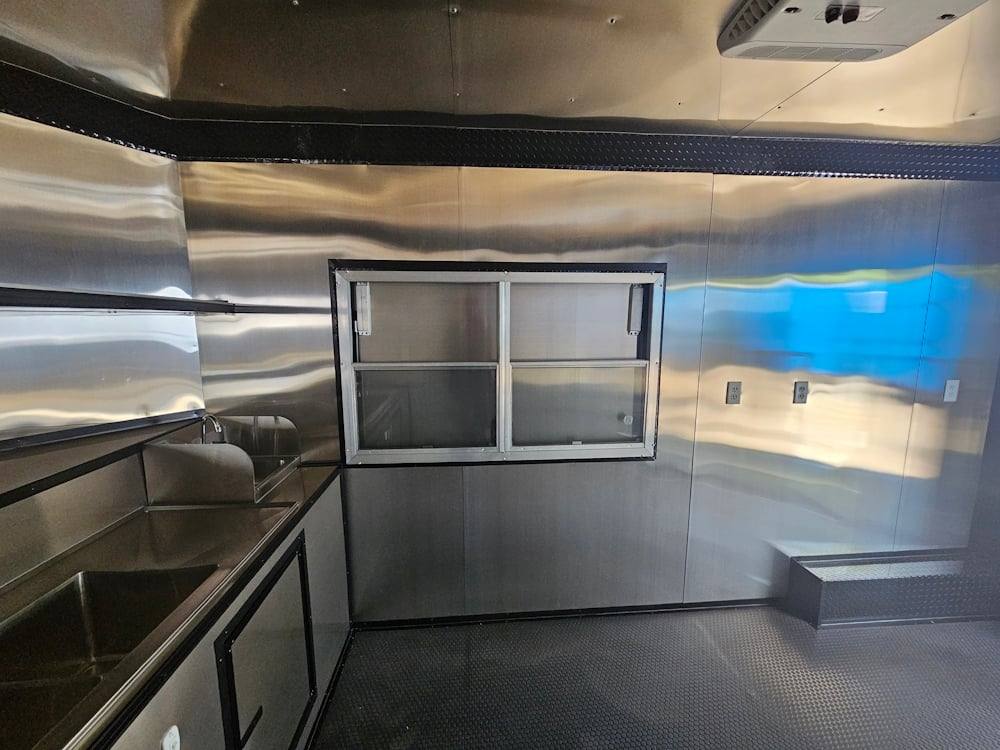 591-8.5-x-22-red-bbq-food-event-catering-concession-19.jpg 8.5' X 22' Red BBQ Food Event Catering Concession