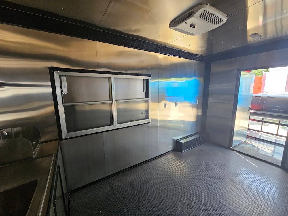 591-8.5-x-22-red-bbq-food-event-catering-concession-20.jpg 8.5' X 22' Red BBQ Food Event Catering Concession