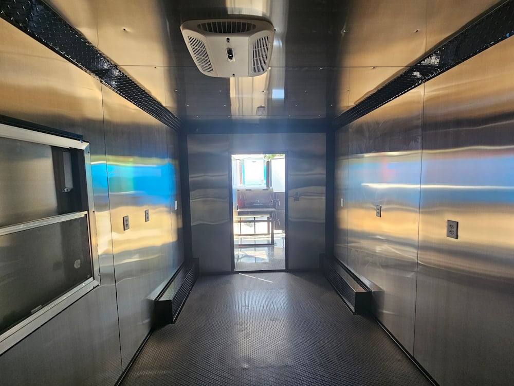 591-8.5-x-22-red-bbq-food-event-catering-concession-22.jpg 8.5' X 22' Red BBQ Food Event Catering Concession
