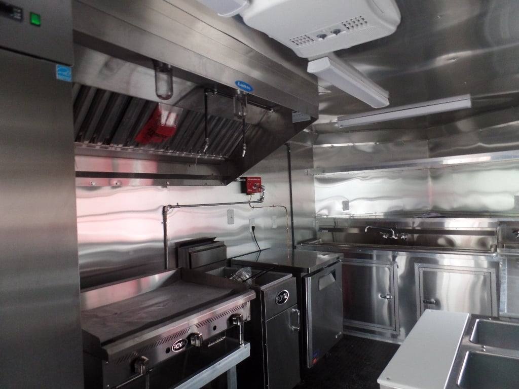 592-8.5-x-22-red-blackout-trim-concession-food-trailer-with-appliances-16.jpg 8.5' x 22' Red Blackout Trim Concession Food Trailer With Appliances