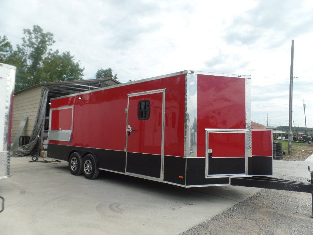 594-8.5-x-22-red-concession-food-trailer-21.jpg 8.5' x 22' Red Concession Food Trailer