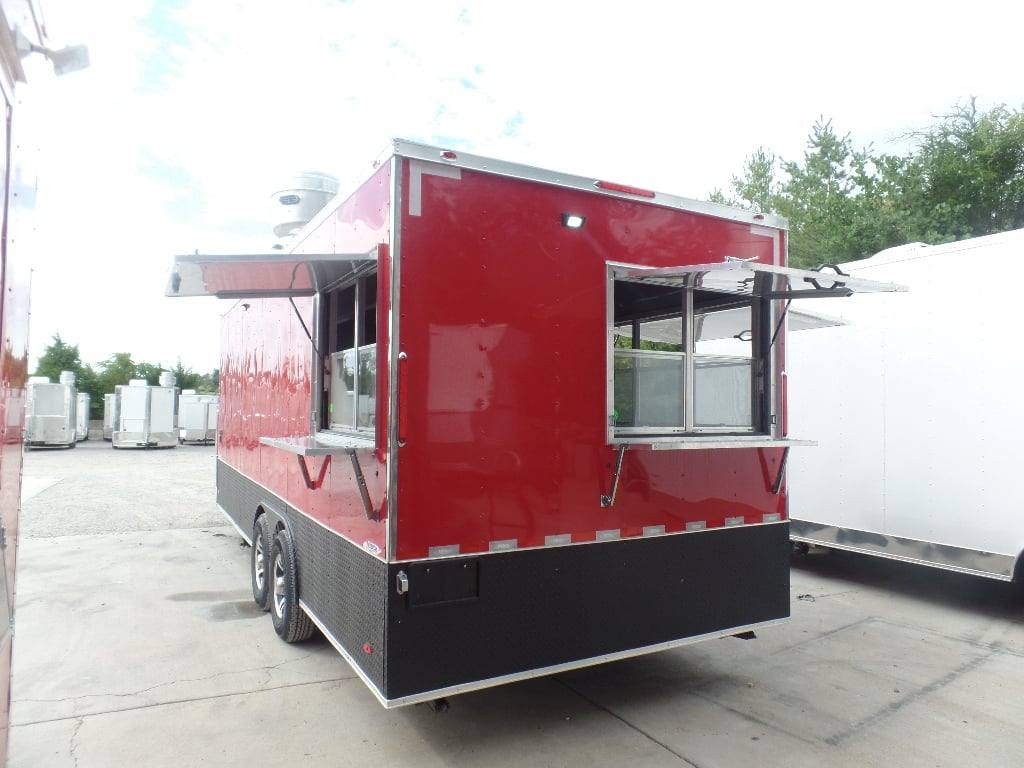 594-8.5-x-22-red-concession-food-trailer-3.jpg 8.5' x 22' Red Concession Food Trailer