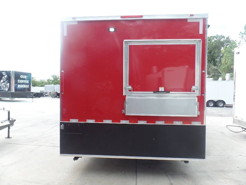 594-8.5-x-22-red-concession-food-trailer-4.jpg 8.5' x 22' Red Concession Food Trailer