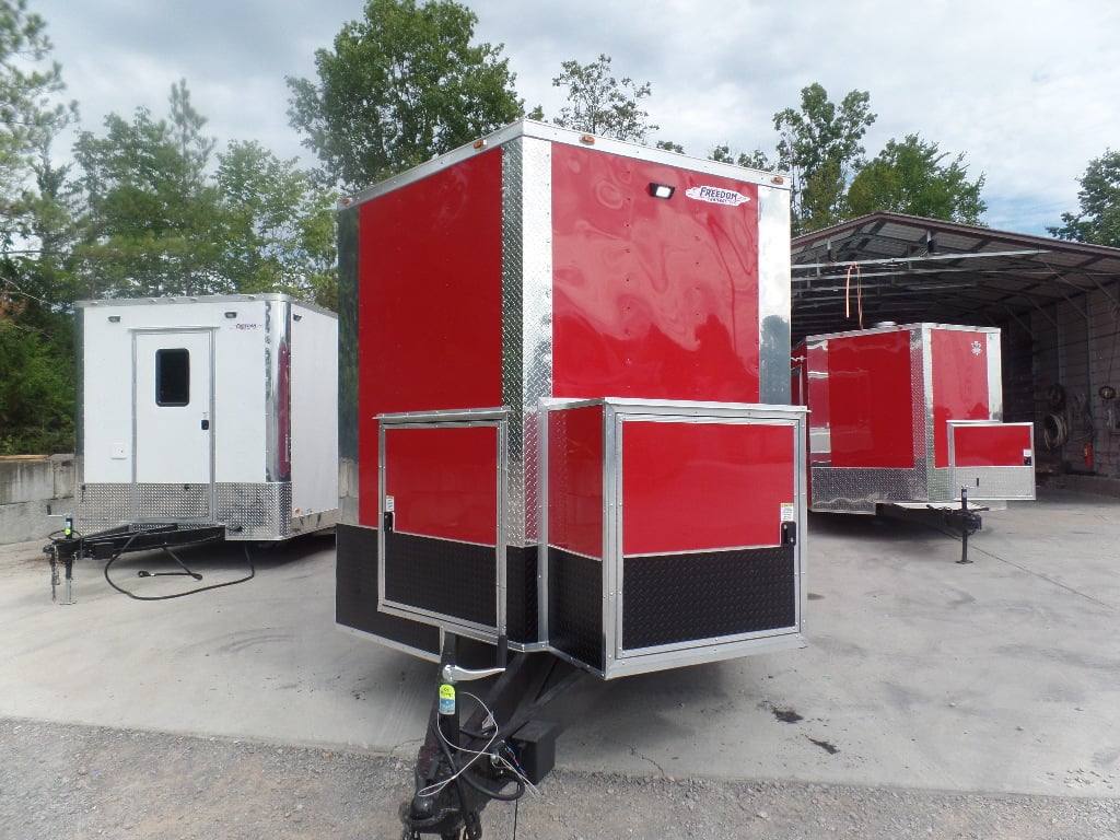 594-8.5-x-22-red-concession-food-trailer-5.jpg 8.5' x 22' Red Concession Food Trailer