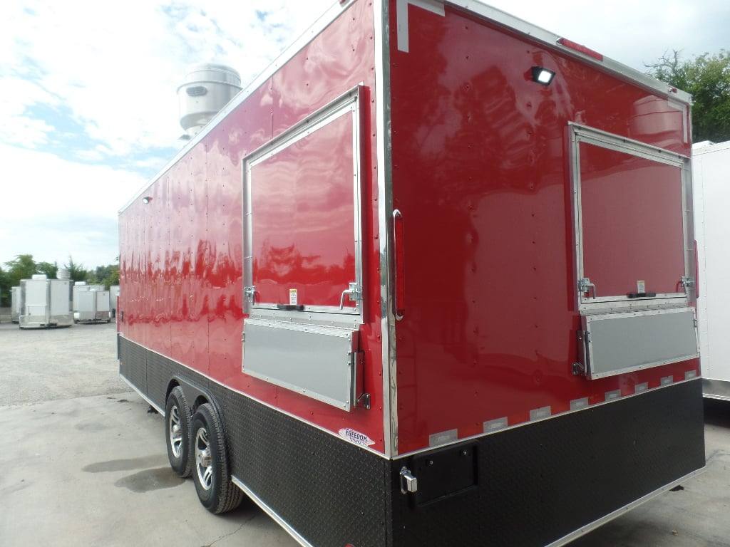 594-8.5-x-22-red-concession-food-trailer-8.jpg 8.5' x 22' Red Concession Food Trailer