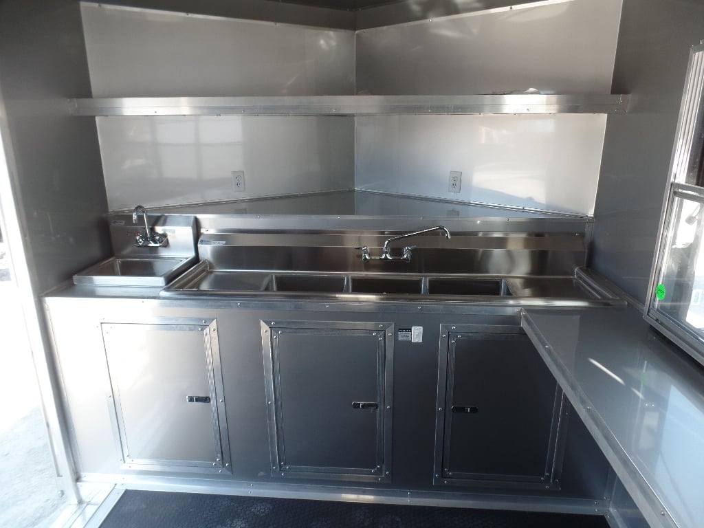 595-8.5-x-22-red-concession-food-trailer-with-appliances-15.jpg 8.5' x 22' Red Concession Food Trailer With Appliances