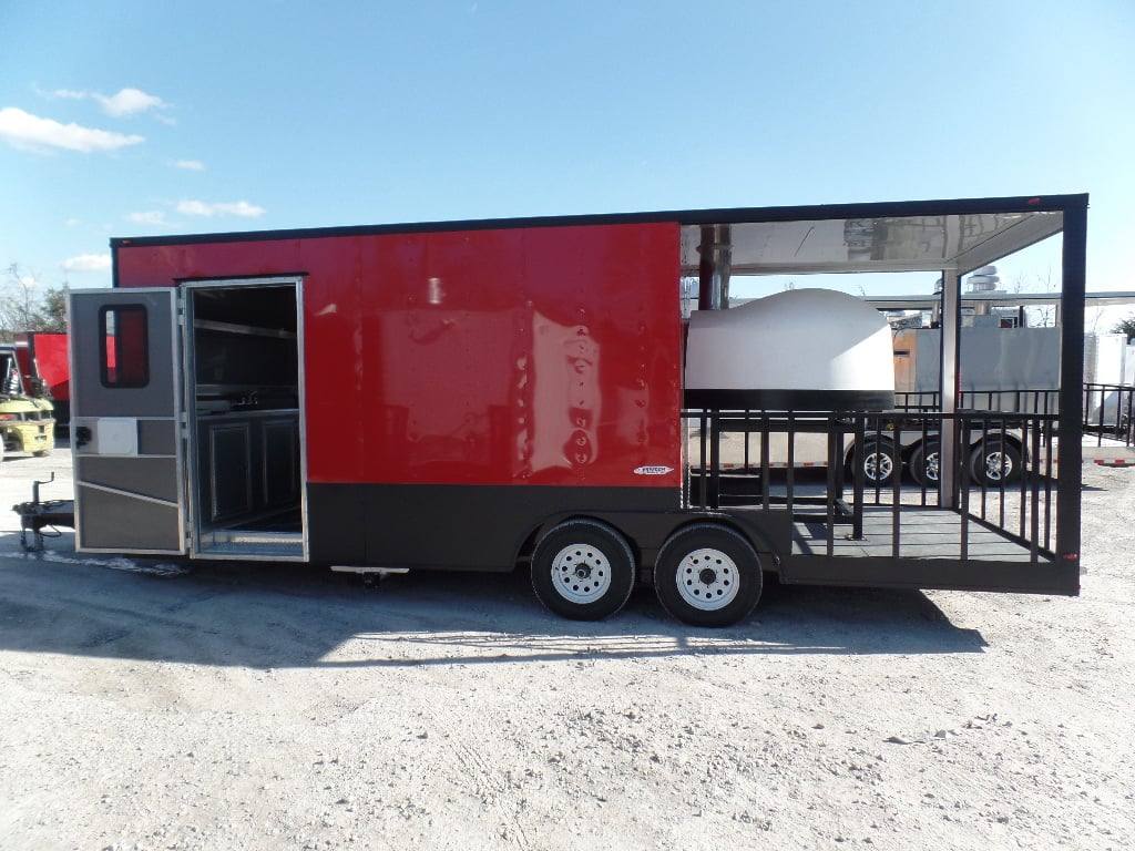 595-8.5-x-22-red-concession-food-trailer-with-appliances-17.jpg 8.5' x 22' Red Concession Food Trailer With Appliances