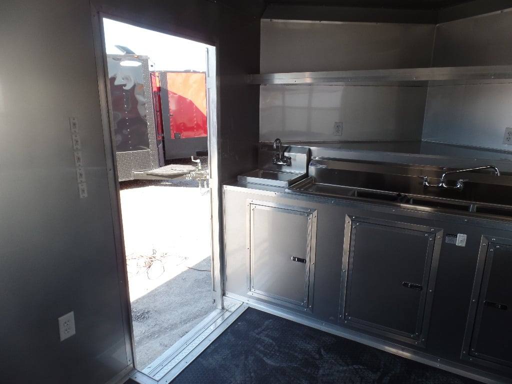 595-8.5-x-22-red-concession-food-trailer-with-appliances-23.jpg 8.5' x 22' Red Concession Food Trailer With Appliances