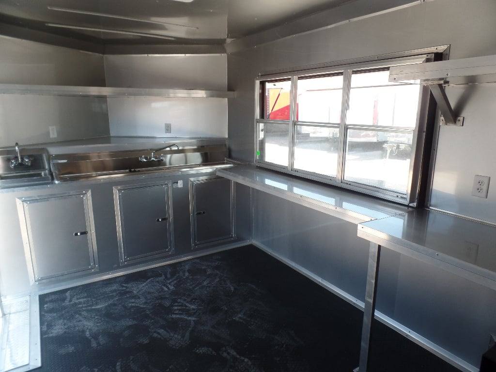 595-8.5-x-22-red-concession-food-trailer-with-appliances-26.jpg 8.5' x 22' Red Concession Food Trailer With Appliances
