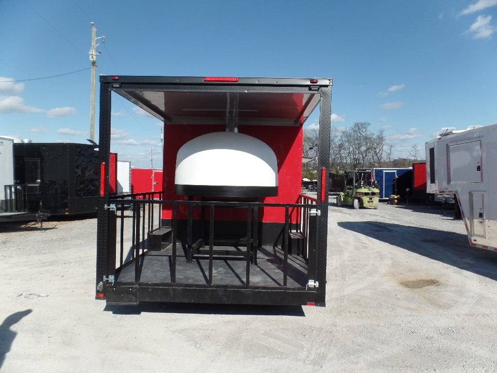 595-8.5-x-22-red-concession-food-trailer-with-appliances-3.jpg 8.5' x 22' Red Concession Food Trailer With Appliances