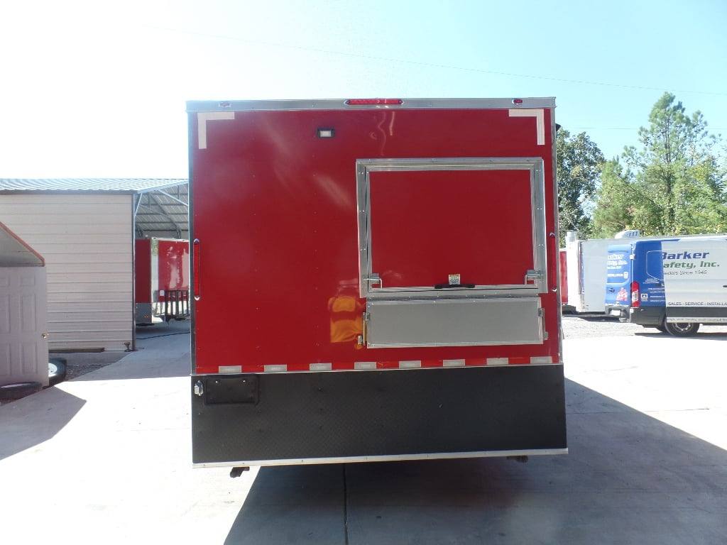 596-8.5-x-22-red-concessions-food-trailer-with-appliances-16.jpg 8.5' x 22' Red Concessions Food Trailer With Appliances