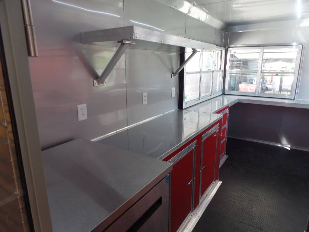 596-8.5-x-22-red-concessions-food-trailer-with-appliances-28.jpg 8.5' x 22' Red Concessions Food Trailer With Appliances