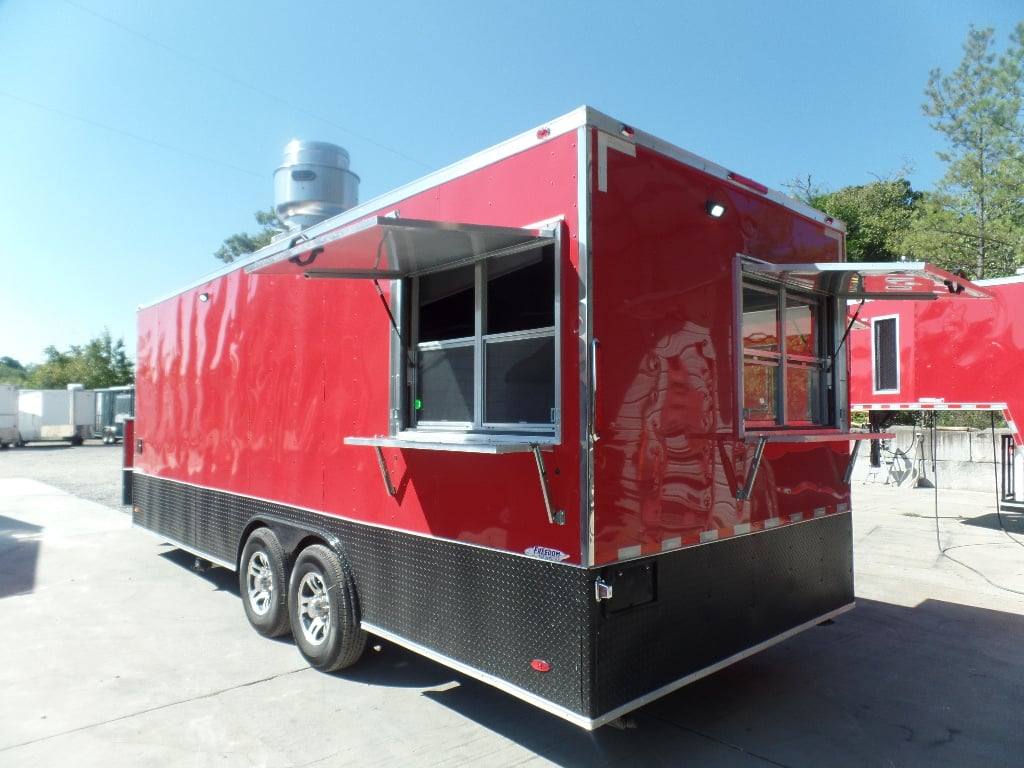 596-8.5-x-22-red-concessions-food-trailer-with-appliances-29.jpg 8.5' x 22' Red Concessions Food Trailer With Appliances