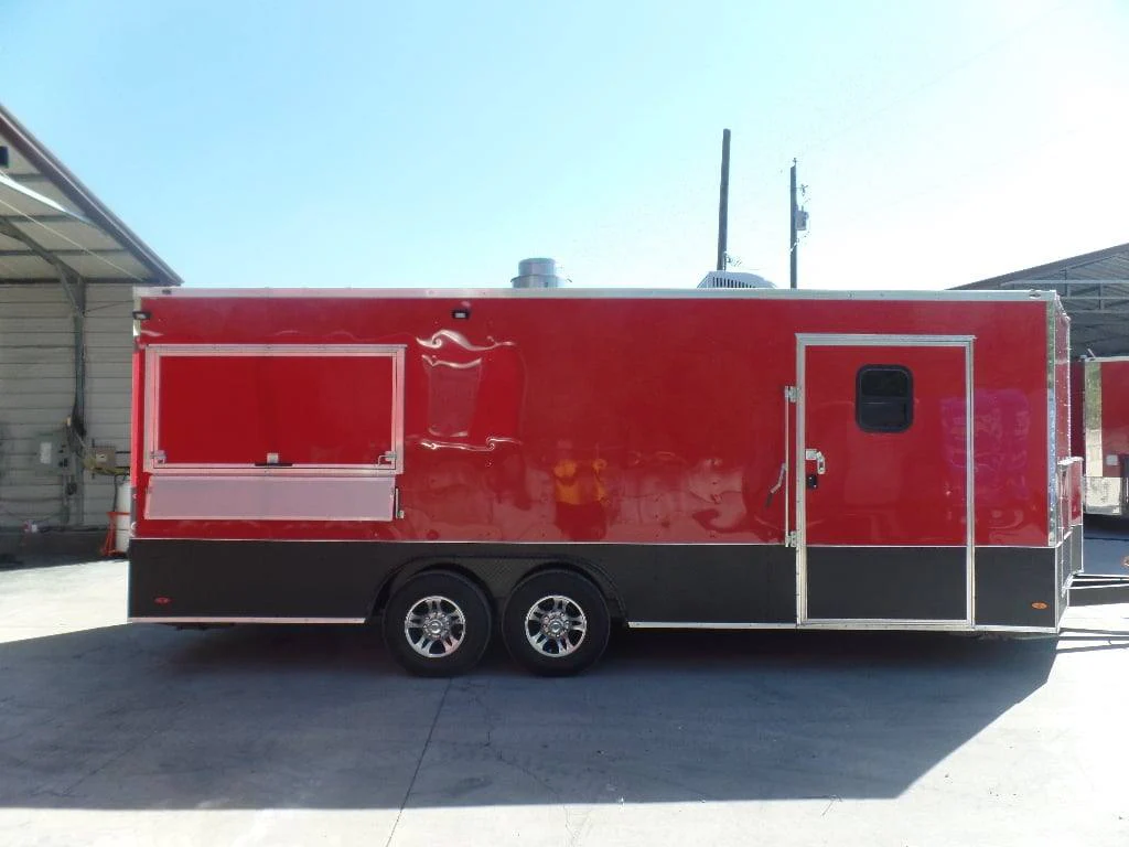 596-8.5-x-22-red-concessions-food-trailer-with-appliances-31.webp 8.5' x 22' Red Concessions Food Trailer With Appliances