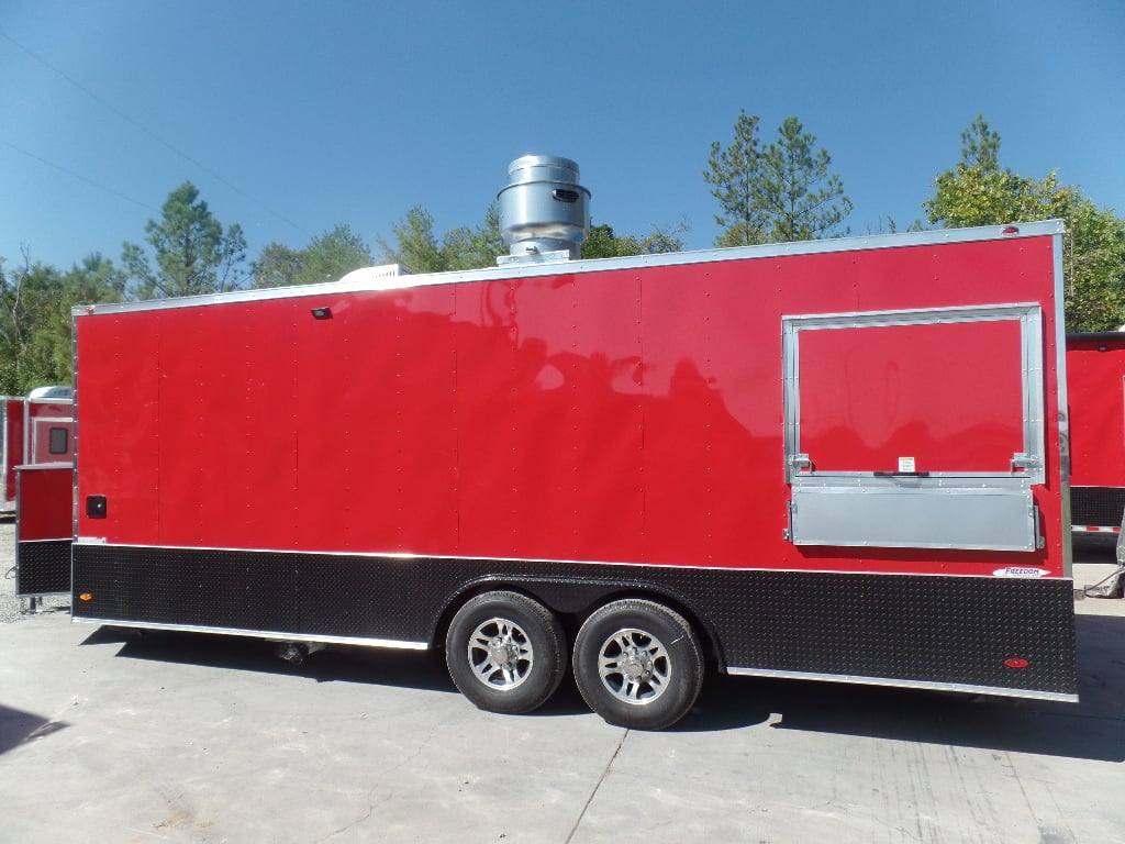 596-8.5-x-22-red-concessions-food-trailer-with-appliances-34.jpg 8.5' x 22' Red Concessions Food Trailer With Appliances