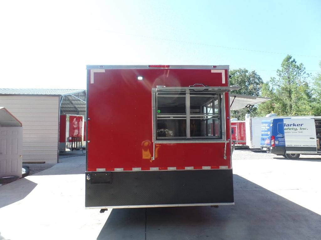 596-8.5-x-22-red-concessions-food-trailer-with-appliances-9.jpg 8.5' x 22' Red Concessions Food Trailer With Appliances