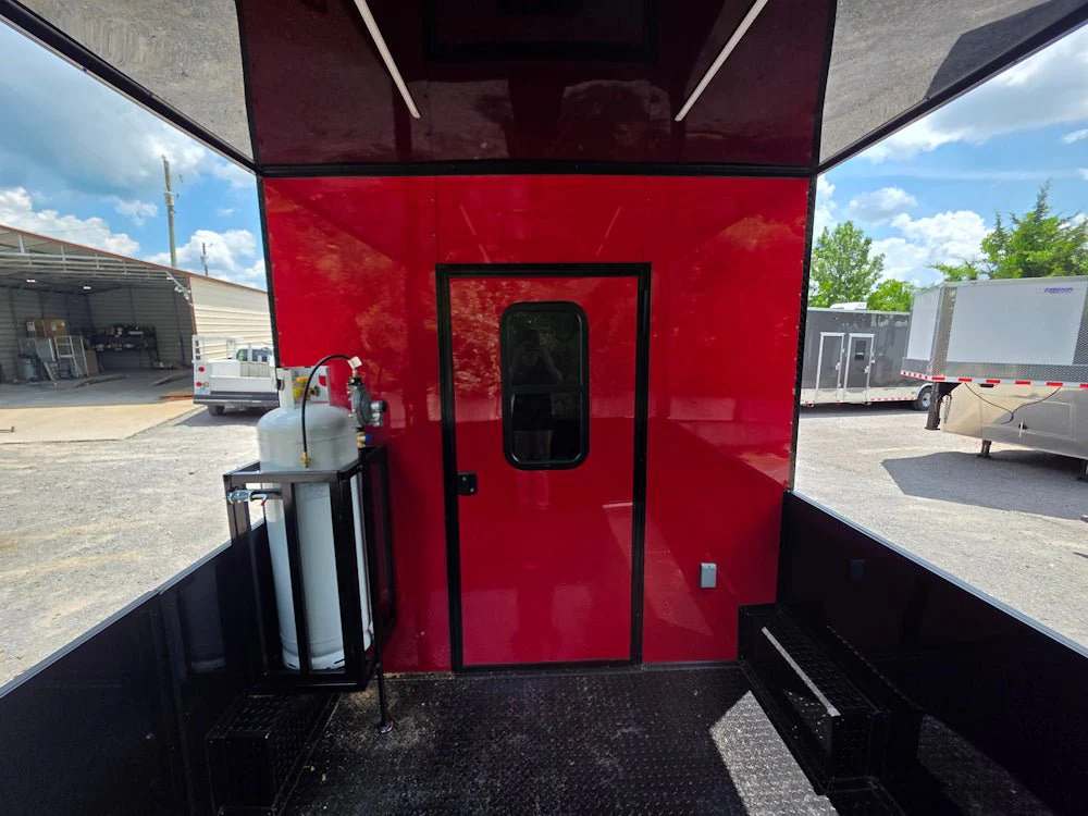 8.5' X 22' Red Elite BBQ Concession Trailer Food Event Catering