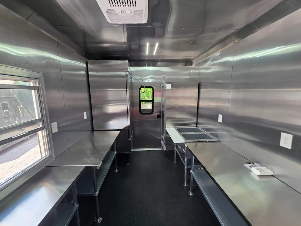 8.5' X 22' Red Elite BBQ Concession Trailer Food Event Catering