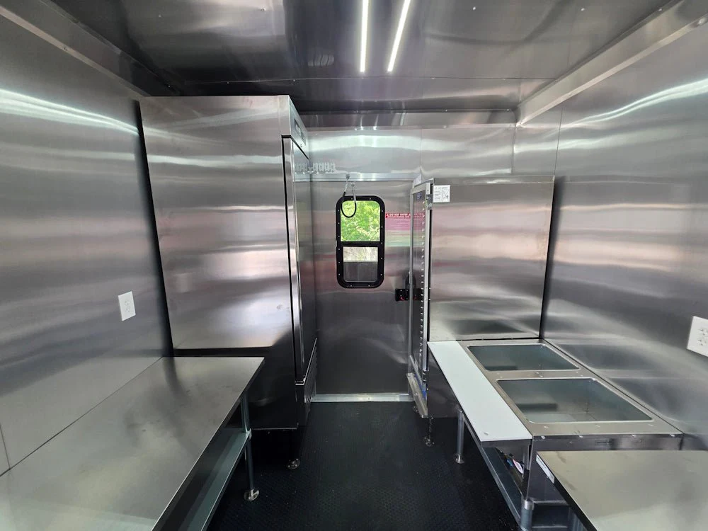 8.5' X 22' Red Elite BBQ Concession Trailer Food Event Catering