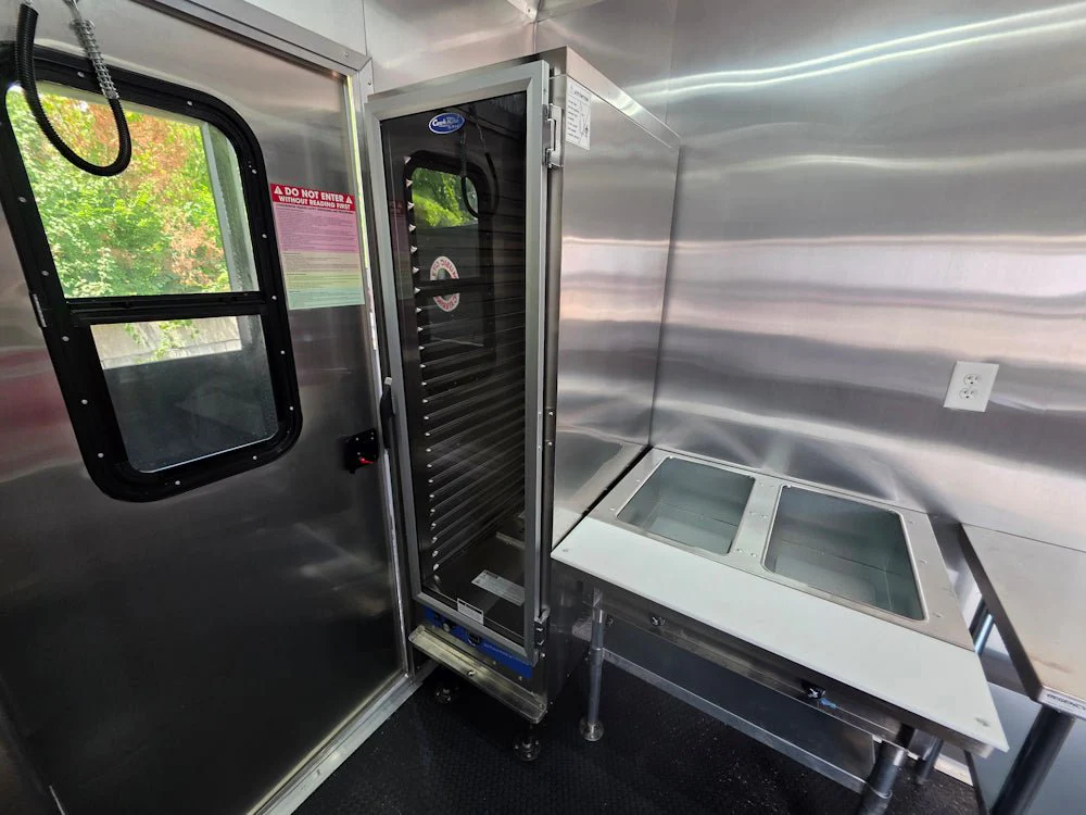 8.5' X 22' Red Elite BBQ Concession Trailer Food Event Catering