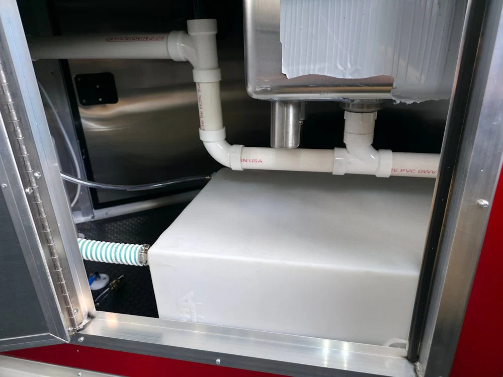 8.5' X 22' Red Elite BBQ Concession Trailer Food Event Catering
