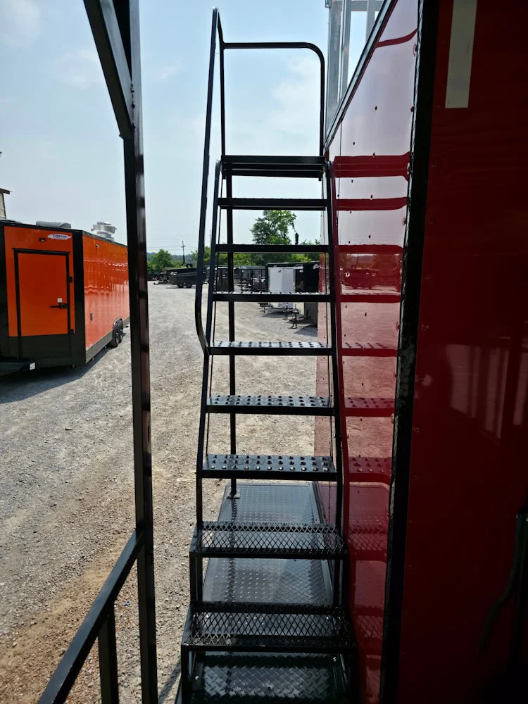 8.5' X 22' Red Hybrid Custom Drone and Equipment Trailer Agricultural and Spray