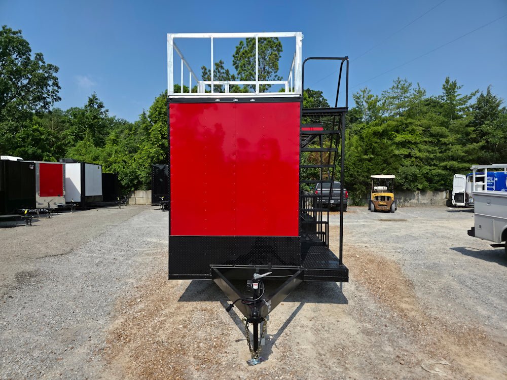 8.5' X 22' Red Hybrid Custom Drone and Equipment Trailer Agricultural and Spray