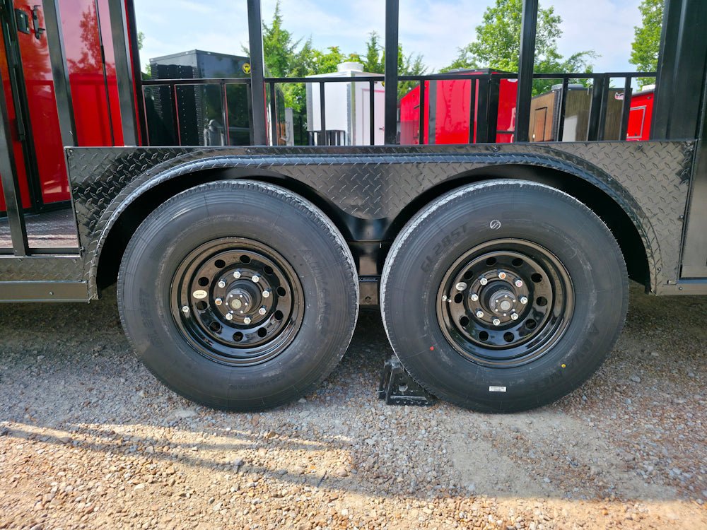 8.5' X 22' Red Hybrid Custom Drone and Equipment Trailer Agricultural and Spray