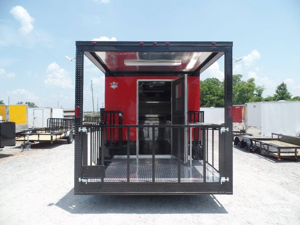 600-8.5-x-22-red-porch-bbq-concession-food-event-trailer-12.jpg 8.5' x 22' Red Porch BBQ Concession Food Event Trailer