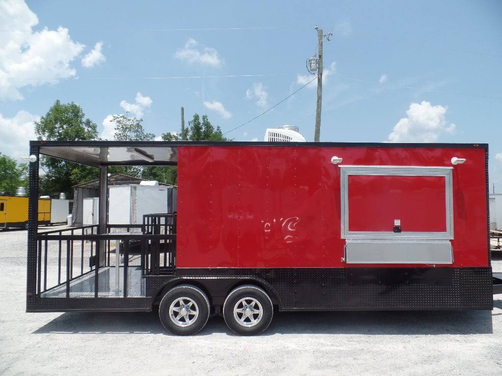 600-8.5-x-22-red-porch-bbq-concession-food-event-trailer-14.jpg 8.5' x 22' Red Porch BBQ Concession Food Event Trailer