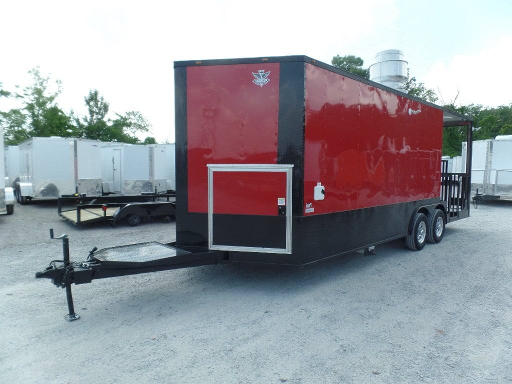 600-8.5-x-22-red-porch-bbq-concession-food-event-trailer-20.jpg 8.5' x 22' Red Porch BBQ Concession Food Event Trailer