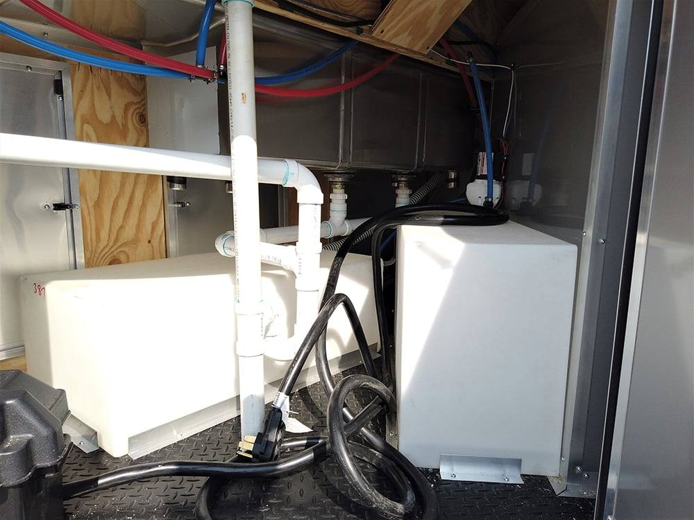8.5' x 22' Red Porch Style Concession Food Trailer