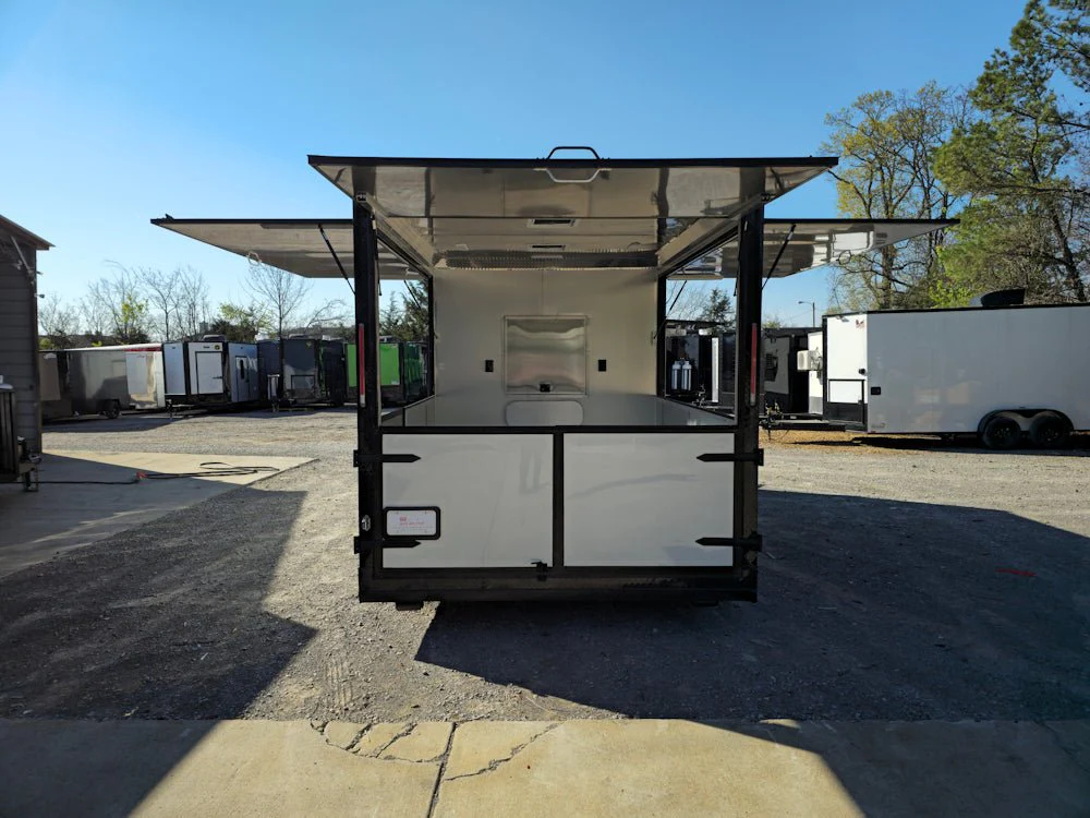 602-8.5-x-22-white-w-black-out-concession-trailer-kettle-corn-event-catering-11.webp 8.5' X 22' White / W Black Out Concession Trailer Kettle Corn Event Catering