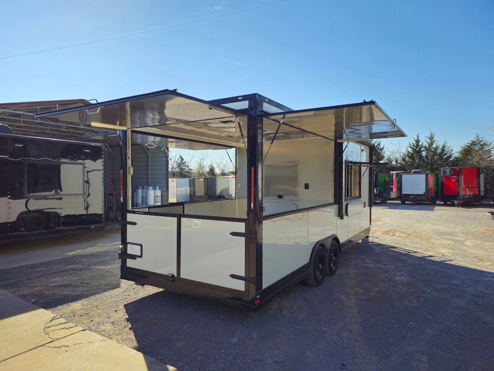 602-8.5-x-22-white-w-black-out-concession-trailer-kettle-corn-event-catering-12.webp 8.5' X 22' White / W Black Out Concession Trailer Kettle Corn Event Catering