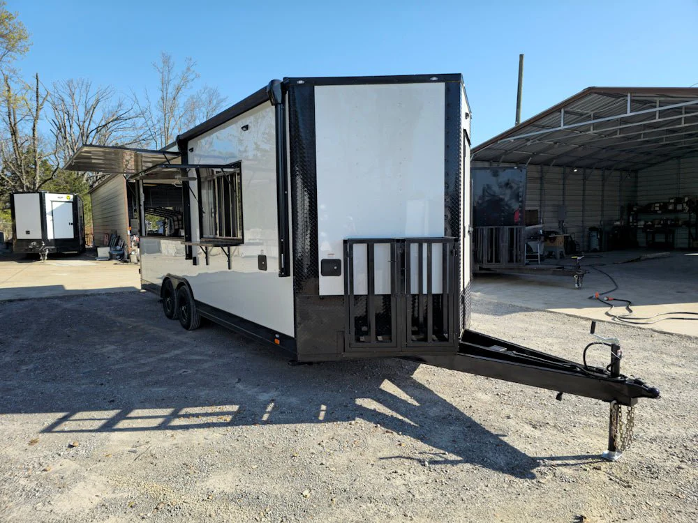 602-8.5-x-22-white-w-black-out-concession-trailer-kettle-corn-event-catering-14.webp 8.5' X 22' White / W Black Out Concession Trailer Kettle Corn Event Catering
