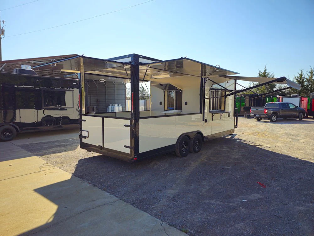 602-8.5-x-22-white-w-black-out-concession-trailer-kettle-corn-event-catering-21.webp 8.5' X 22' White / W Black Out Concession Trailer Kettle Corn Event Catering