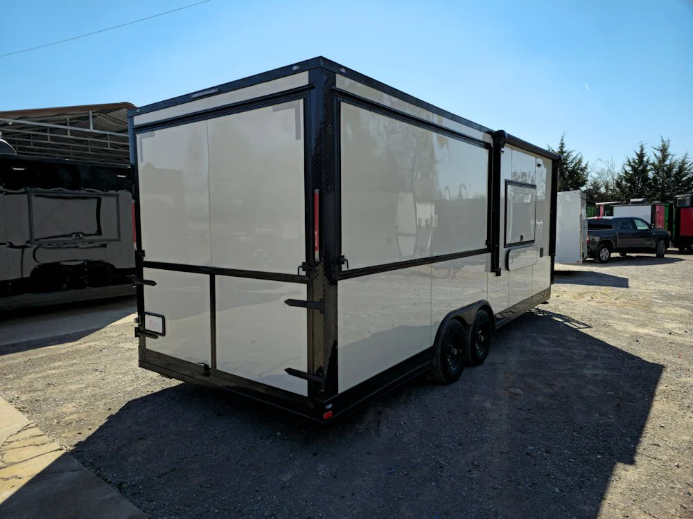 602-8.5-x-22-white-w-black-out-concession-trailer-kettle-corn-event-catering-28.webp 8.5' X 22' White / W Black Out Concession Trailer Kettle Corn Event Catering