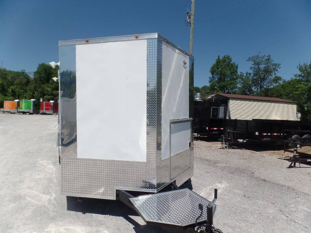 8.5' x 22' White BBQ Porch Concession Food Event Catering