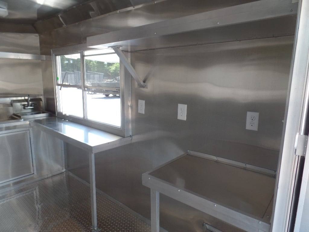 8.5' x 22' White BBQ Porch Concession Food Event Catering