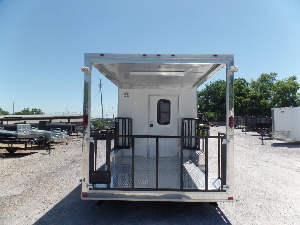 8.5' x 22' White BBQ Porch Concession Food Event Catering