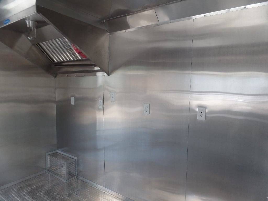 8.5' x 22' White BBQ Porch Concession Food Event Catering
