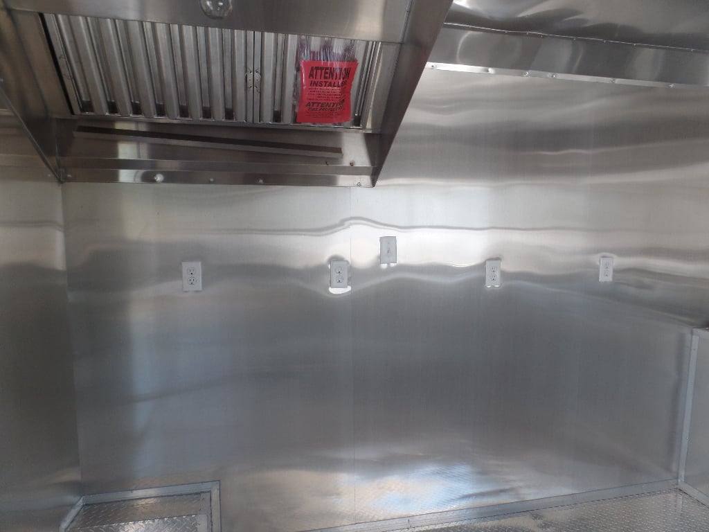 8.5' x 22' White BBQ Porch Concession Food Event Catering